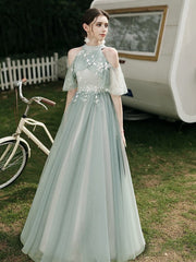 Green Temperament Evening Dress Bridesmaid Dress