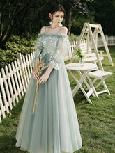 Green Temperament Evening Dress Bridesmaid Dress