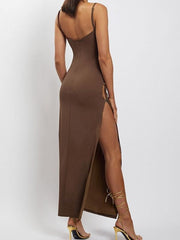 Schmaler Sling-Rock mit seitlichem Knopffeld