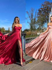 Solid Color Posing Bridesmaid Dresses