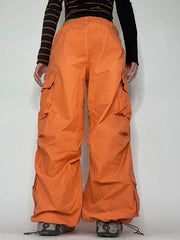 American Retro Street Style Cargo Pants