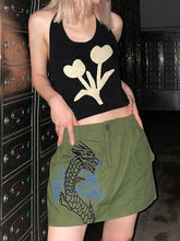 Süßer und cooler Overallrock mit elastischer Taille