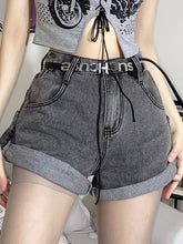 Vintage Cuffed Adjustable Button Jeans