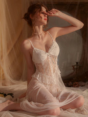 Royal Style Pajamas Solid Color