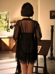 Sexy Unterkleid aus Spitze in Volltonfarbe