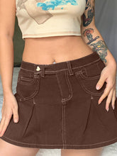 Kurzer Hottie-Jeansrock mit hoher Taille