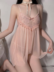 Mesh See-through Pajamas