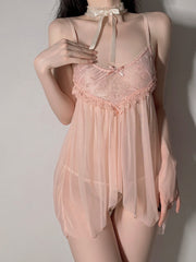 Mesh See-through Pajamas