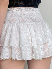 Falda de cintura alta para mujer con máquina de cuidado