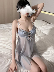 Push-Up-Pyjama mit Mesh-Bügeln