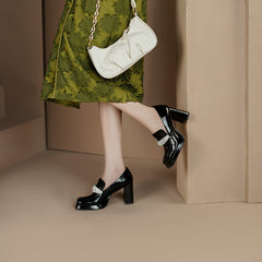 Noa Loafer mit Plateauabsatz und Strasssteinen