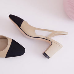 Peace Slingback-Pumps mit Zehenkappe