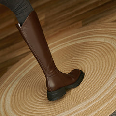 Naya Damen Kniehohe Stiefel in Braun