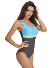 Striped One-piece Swimsuit