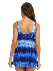 Sexy bedrucktes einteiliges Badekleid