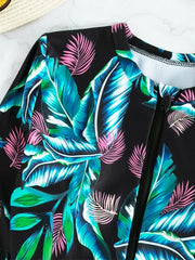 Sexy Printed Long Sleeve Wetsuit