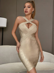 Backless Cutout Cocktail Dress