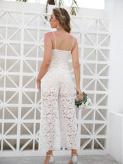 Mono de encaje transparente