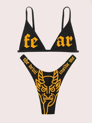 Wacky Punk Bikini Swimsuit