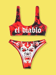 Traje de baño bikini Wacky Punk