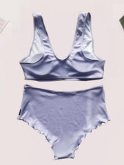 Traje de baño bikini con estampado punk sexy