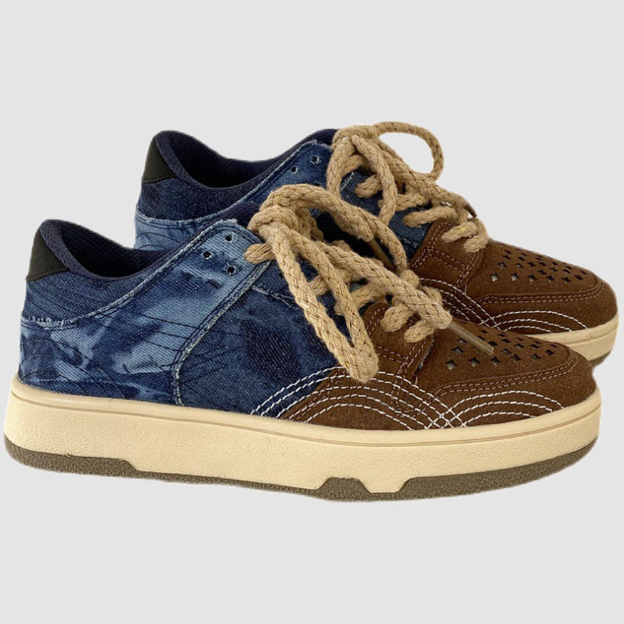 Skateschuhe aus Denim-Stoff