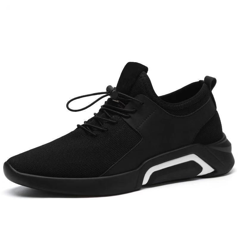 Men's Korean Trendy British Black Sports Sneakers