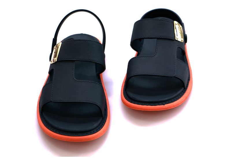 Graceful Men's Vietnam Summer Outdoor Silicone Slippers