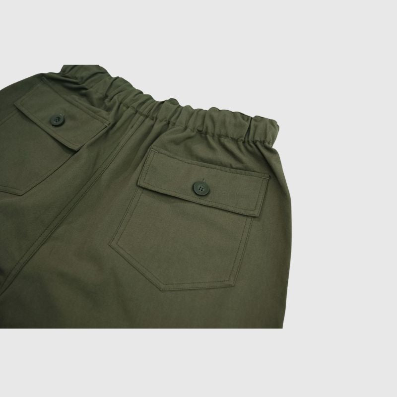 Pantalones cargo básicos sólidos