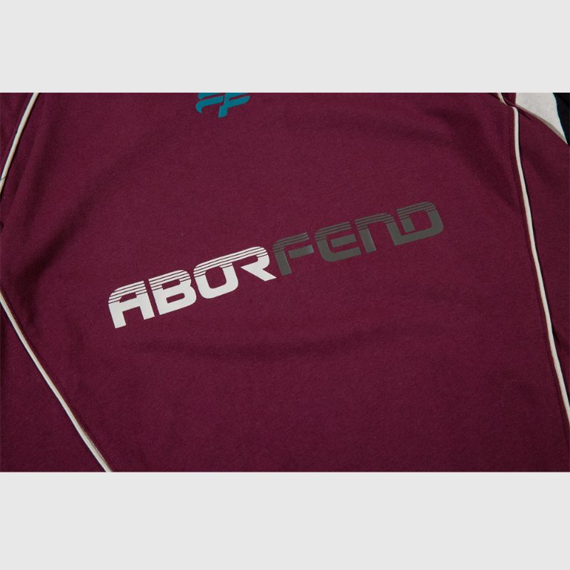 Racing-T-Shirt mit einfarbigem Patch