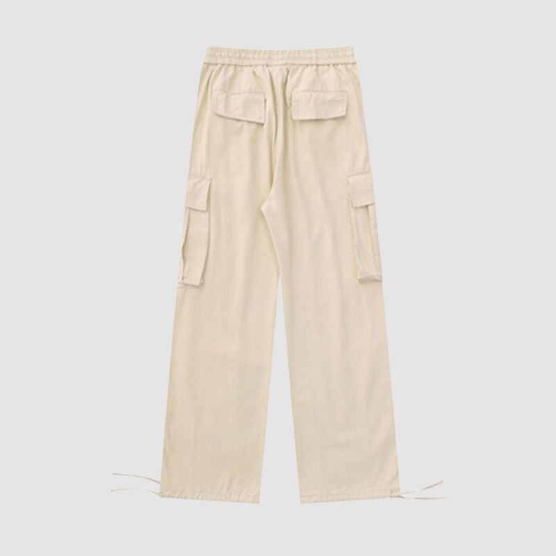 Cargohose im japanischen Stil mit Seitentaschen