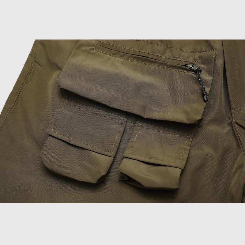 Pantalones cortos cargo sólidos para exteriores