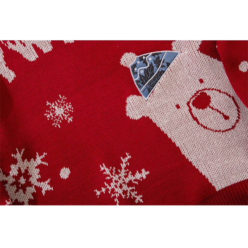 Christmas Bear Jacquard Pullover