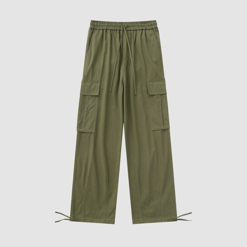 Cargohose im japanischen Stil mit Seitentaschen