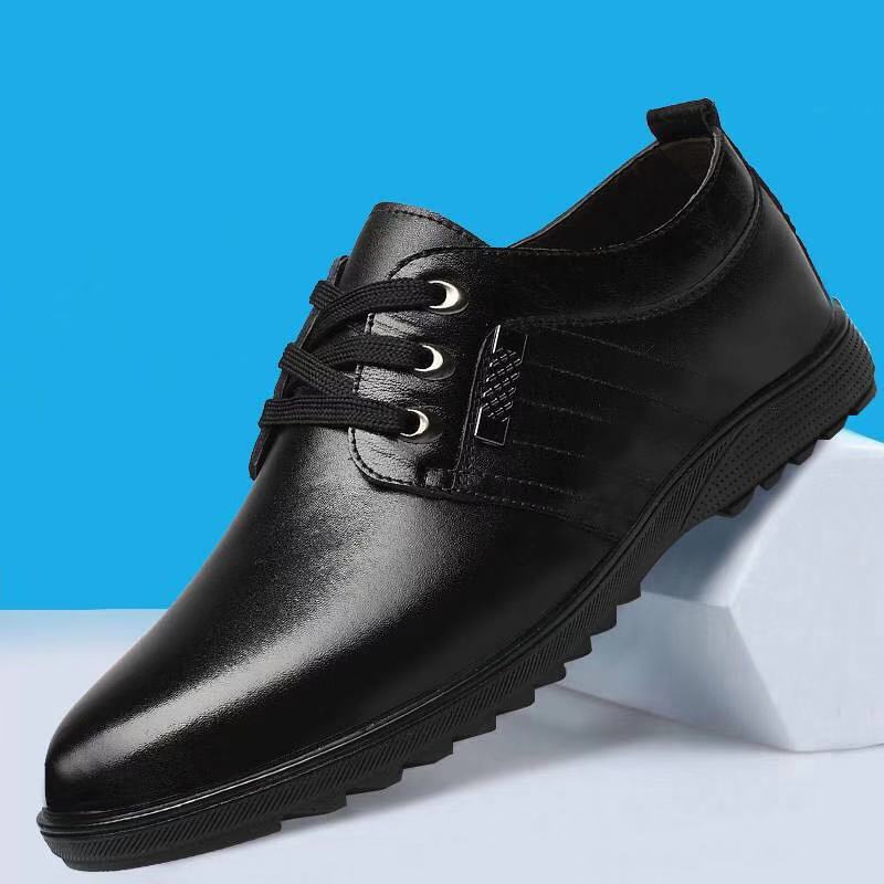 Zapatos casuales coreanos verdes transpirables británicos de otoño para hombre