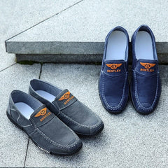 Classic Men's Korean Trendy Breathable Denim Canvas Shoes