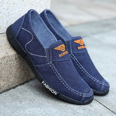 Classic Men's Korean Trendy Breathable Denim Canvas Shoes