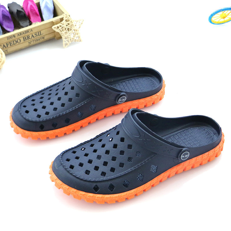 Damen &amp; Herren Outdoor Loch Dual-Purpose Silikon Flip Flops