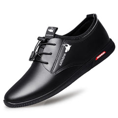 Zapatillas formales de estilo británico, versátiles y coreanas para hombre.