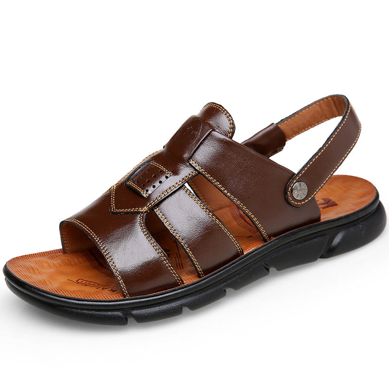 Stylish Men's Summer Beach Genuine Sandals