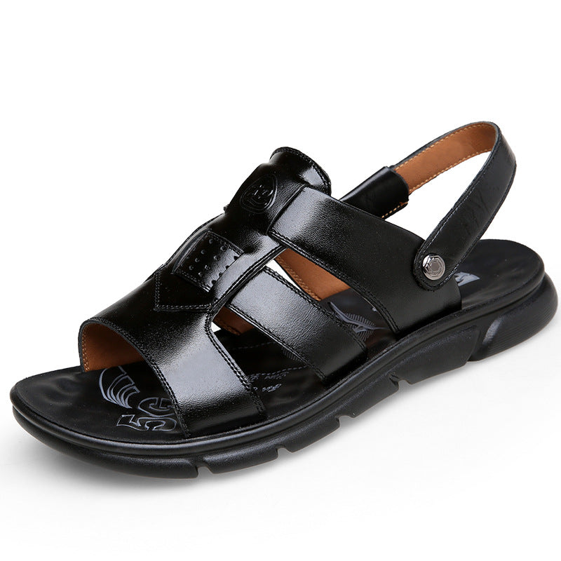 Stilvolle Herren Sommer Strand Echte Sandalen