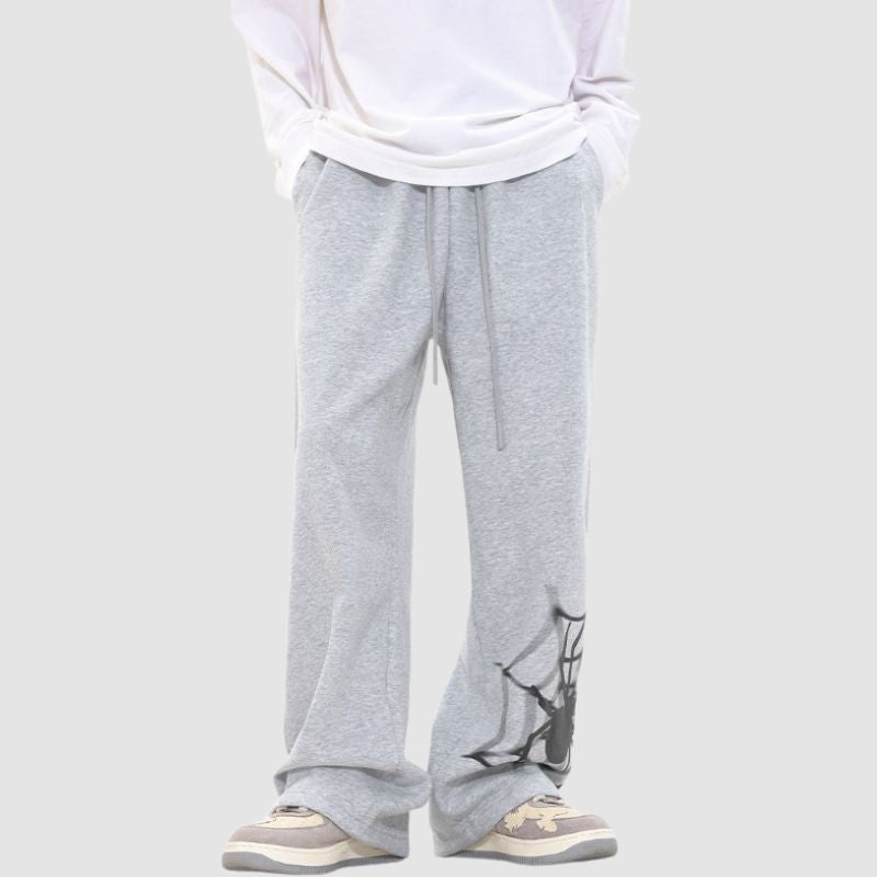 Spider Web Printed Sweatpants