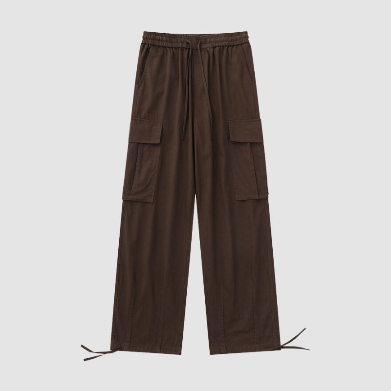 Cargohose im japanischen Stil mit Seitentaschen