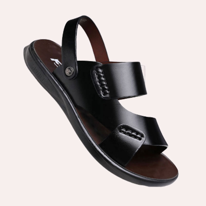 Durable Men's Beach Platform Korean Style Sandals