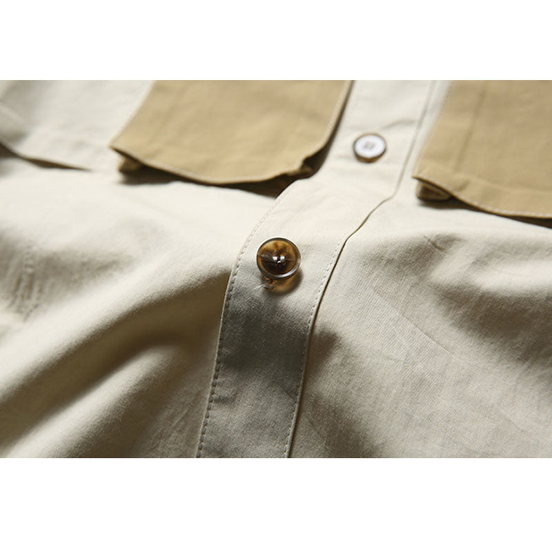 Pocket Contrast Shirts