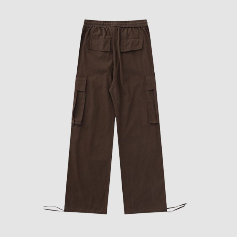 Cargohose im japanischen Stil mit Seitentaschen