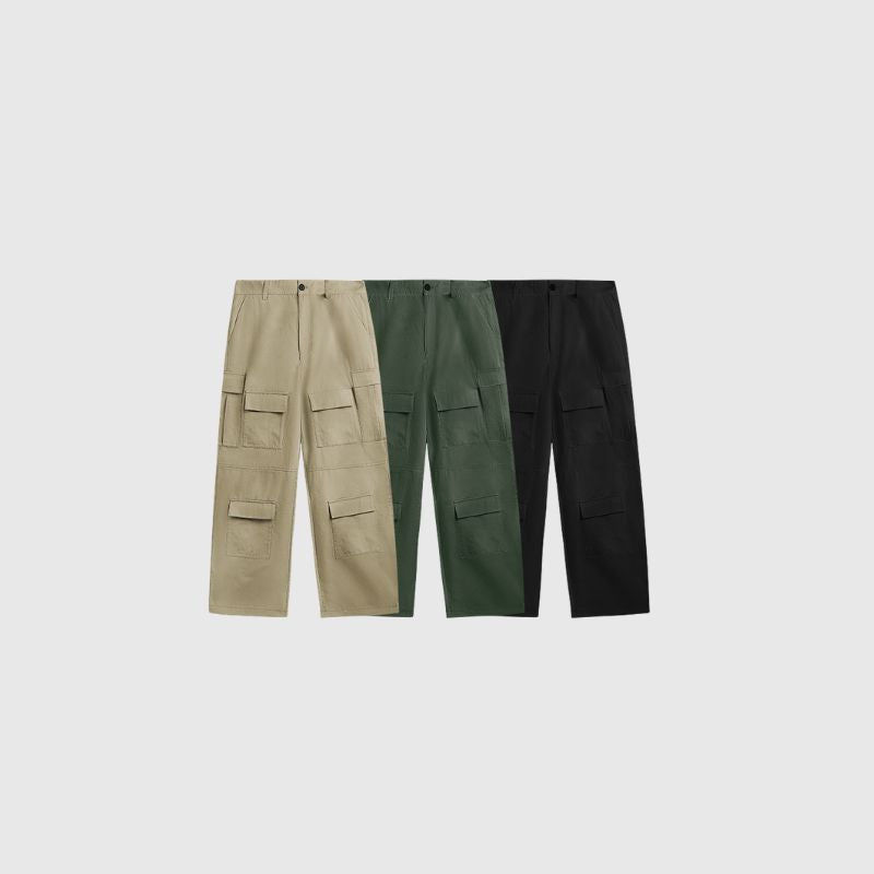 Casual Loose Multi Pocket Patch Cargo Pants