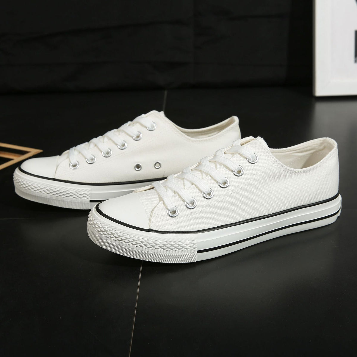 Men's For Lovers Basic Three Times Canvas Shoes