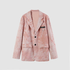 Tie-Dye Corduroy Blazer