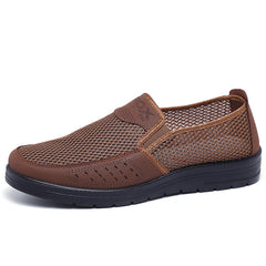 Men's Old Beijing Cloth Mesh Surface Breathable Sandals